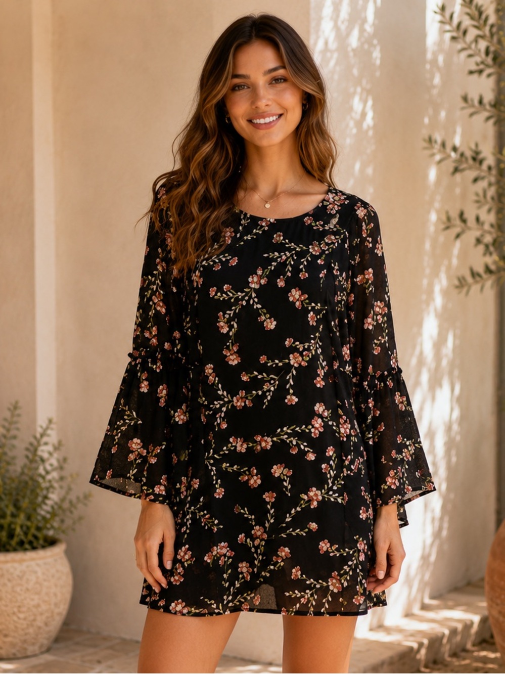NWOT Love Like Summer X Billabong Woven Mini Dress